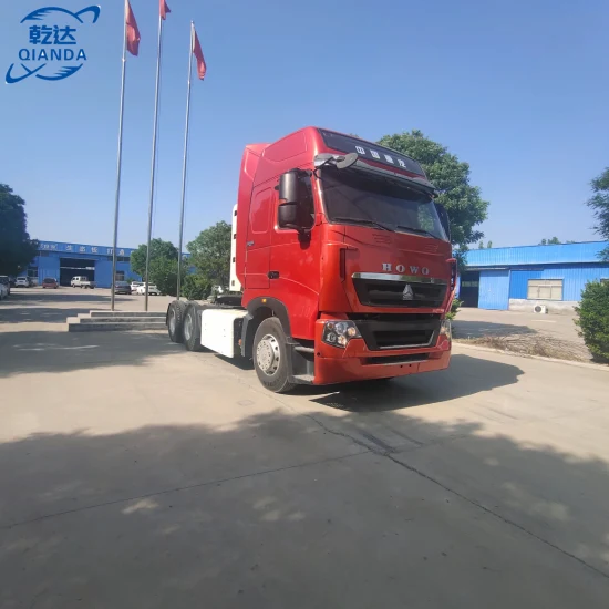 Second-Hand HOWO T7h CNG Tractor CNG Truck New CNG Tractor CNG Truck 6*4 Low Sale