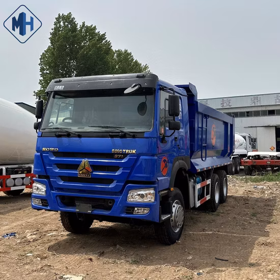 New and Used Sinotruk HOWO 6X4 371 420HP 10 Wheel Dump Tipper Cargo Lorry Van Tow Dumper Concrete Tractor Truck for Sale