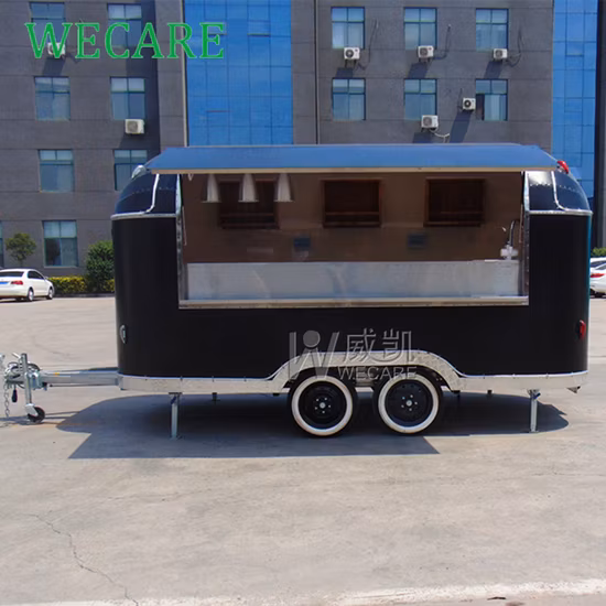 Wecare Snack Food Trailer Moving Dining Car Trailer Street Food Cart Foodtruck with EEC